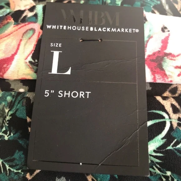 WHBM High-Rise Matte Jersey Shorts size L - Picture 8 of 11